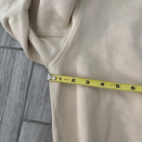 New Balance Men's Made in USA Core Crewneck Sweatshirt MT21541NBY Cream Men Sz M - Picture 5 of 9